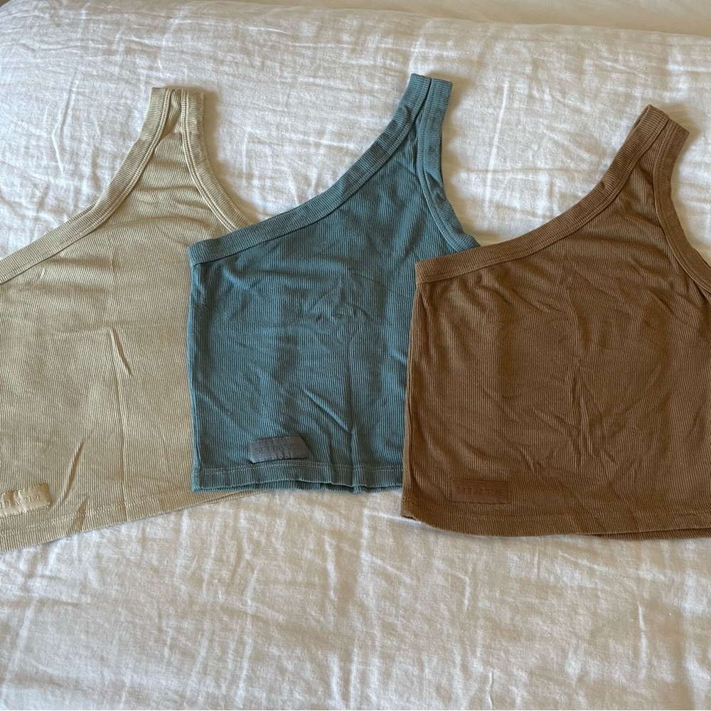 Set Active One Shoulder Tops Lot